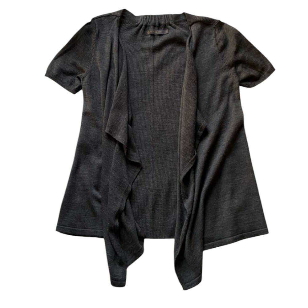 Outback Red Short Sleeve Waterfall Cardigan